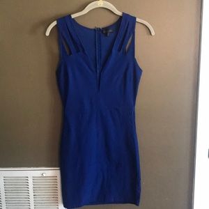 Blue Bodycon Dress From Nashville Boutique
